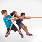 How could you win a tug-of-war against a bunch of adults?