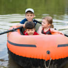 If you floated down a river, where would you end up?