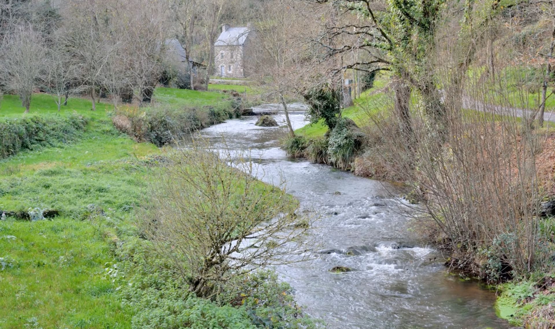 If you floated down a river, where would you end up?