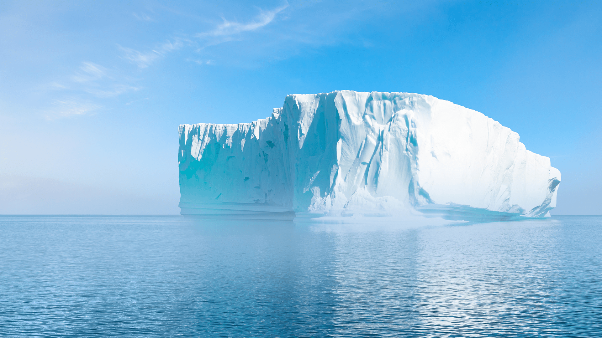 Why do icebergs float?