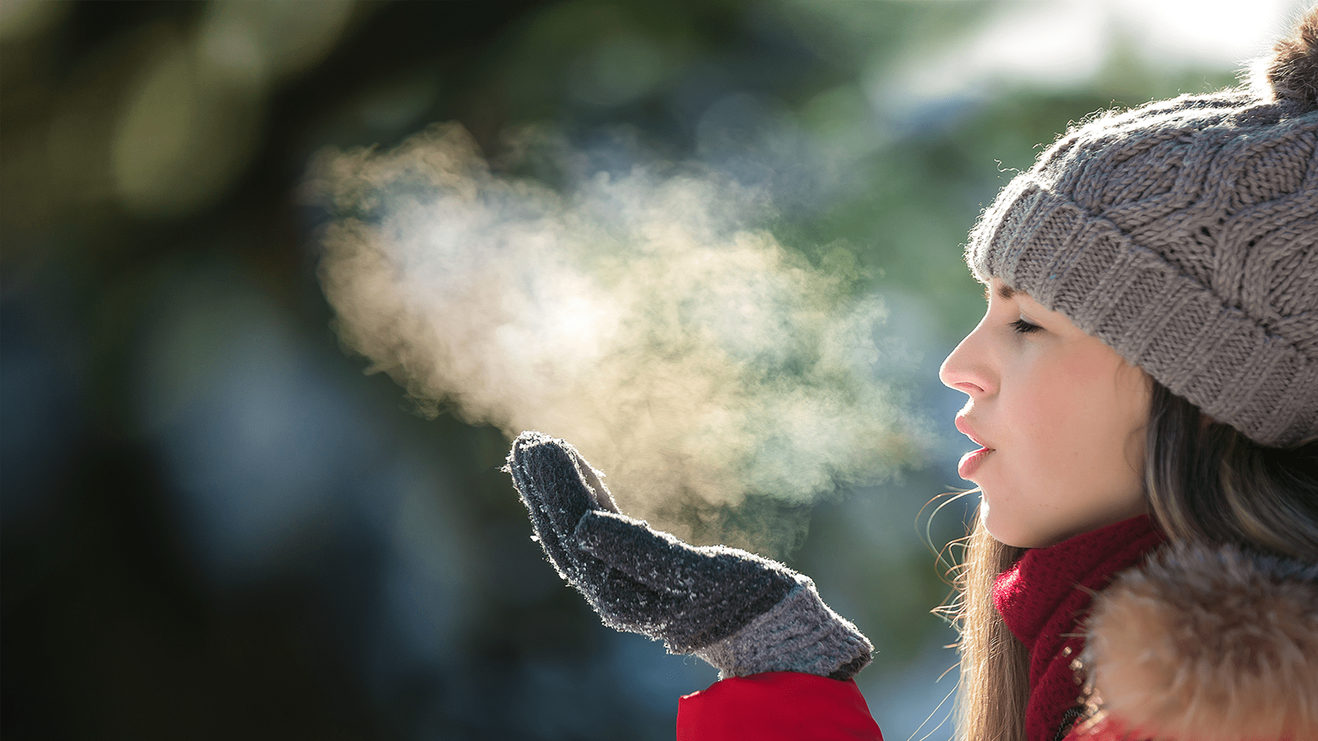 Why can we see our breath in the cold?