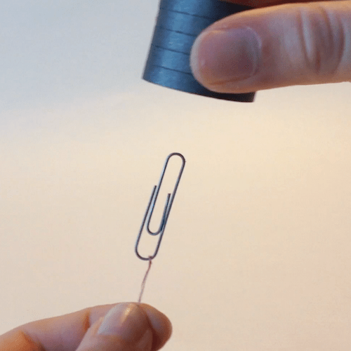 Magnetism - paper clip experiments - new fascinating, safe, easy
