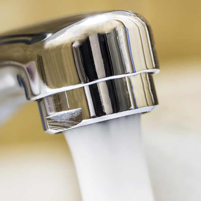 When you turn on the faucet, where does the water come from?